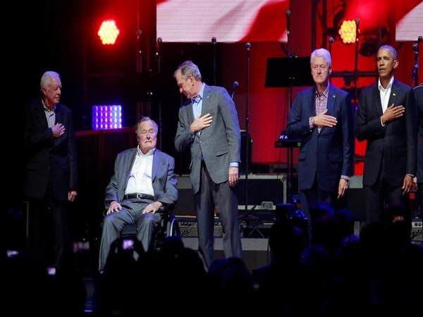 Five former U.S. presidents come together for hurricane relief concert Five former U.S. presidents come together for hurricane relief concert