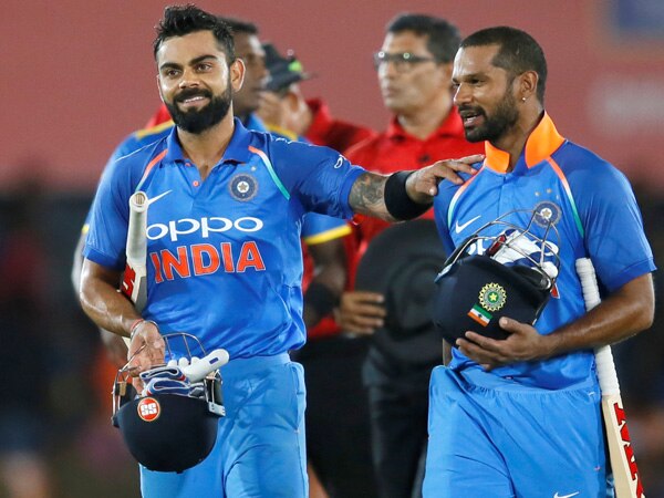 India celebrate Dhoni's 300th ODI with thumping win over Lanka