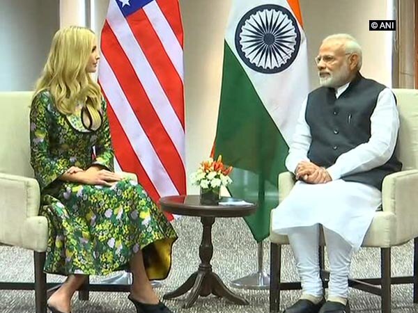 Ivanka Trump meets PM Modi, Sushma Swaraj Ivanka Trump meets PM Modi, Sushma Swaraj