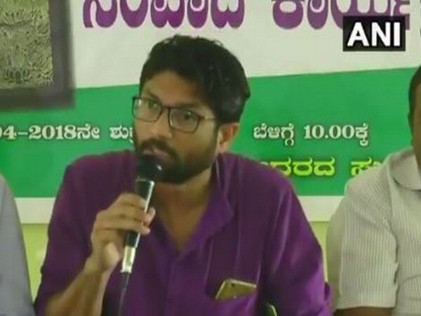 K'taka polls: BJP lodges complaint with EC over Mevani's speech K'taka polls: BJP lodges complaint with EC over Mevani's speech