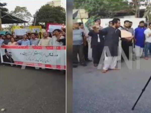 Protest staged for release of jailed activists in Karachi Protest staged for release of jailed activists in Karachi