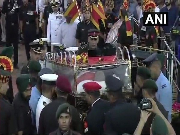 Karunanidhi laid to rest at Marina Beach Karunanidhi laid to rest at Marina Beach