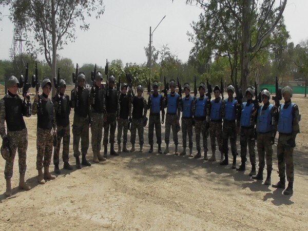 Kazakhstan peacekeeping unit trains in India Kazakhstan peacekeeping unit trains in India