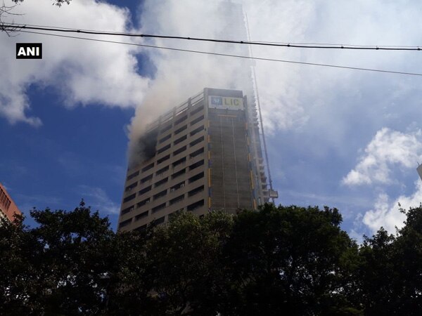 Fire breaks out at LIC building in Kolkata Fire breaks out at LIC building in Kolkata