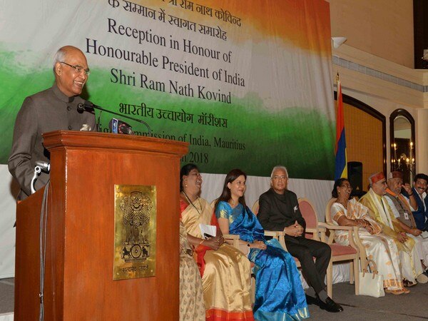 Peaceful Indian Ocean must for India, Mauritius: President Kovind Peaceful Indian Ocean must for India, Mauritius: President Kovind