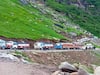 Landslide disrupts vehicular movement at Manali-Leh Highway