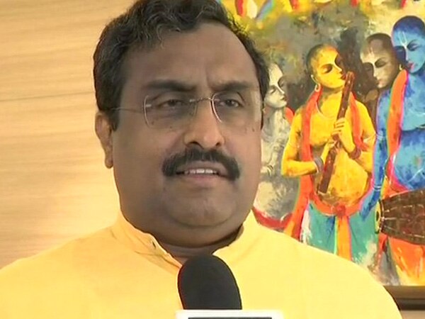 Ram Madhav slams Mehbooba for Salahuddin comment Ram Madhav slams Mehbooba for Salahuddin comment