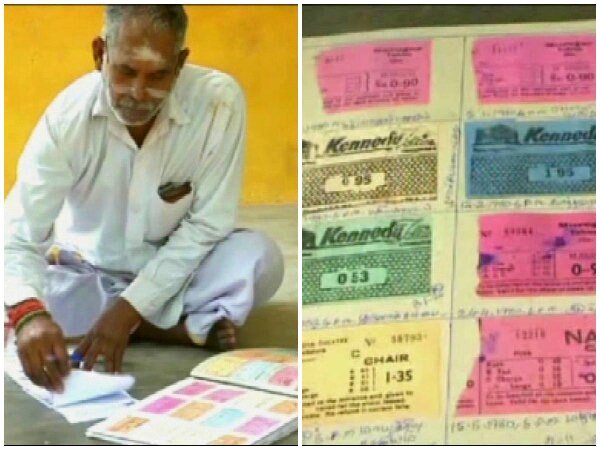 Now that's something new-Man collects every movie ticket he watched since 1979 Now that's something new-Man collects every movie ticket he watched since 1979