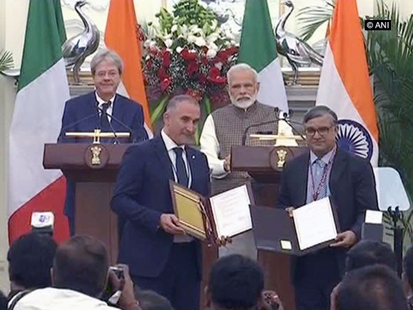 India, Italy sign six MoUs to boost bilateral relations India, Italy sign six MoUs to boost bilateral relations
