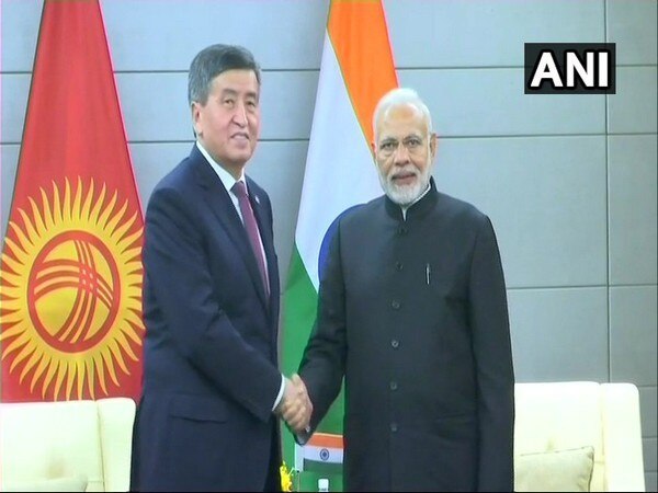 PM Modi meets Kyrgyzstan President on SCO sidelines PM Modi meets Kyrgyzstan President on SCO sidelines