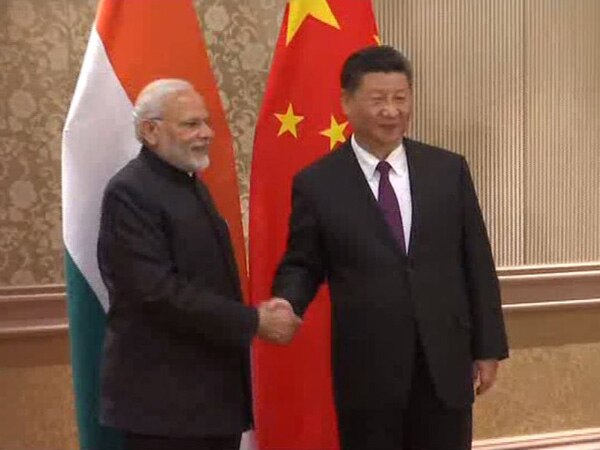 PM Modi meets Chinese President Xi PM Modi meets Chinese President Xi