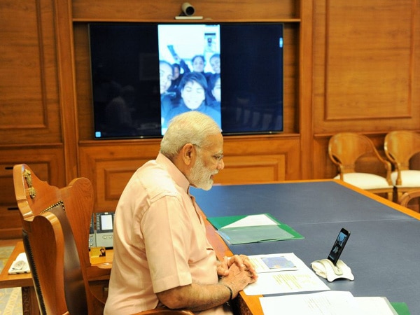 PM Modi conveys Diwali greetings to INSV Tarini crew PM Modi conveys Diwali greetings to INSV Tarini crew