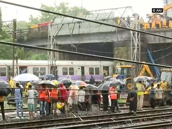 Mumbai bridge collapse: Harbour line rail services restored Mumbai bridge collapse: Harbour line rail services restored