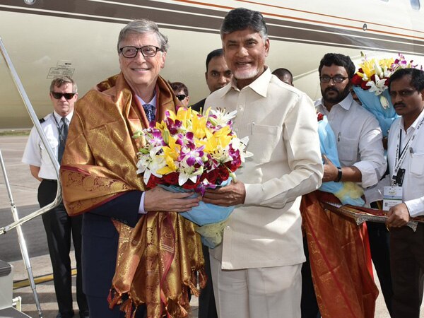 Bill Gates praises Andhra for using tech to help farmers Bill Gates praises Andhra for using tech to help farmers