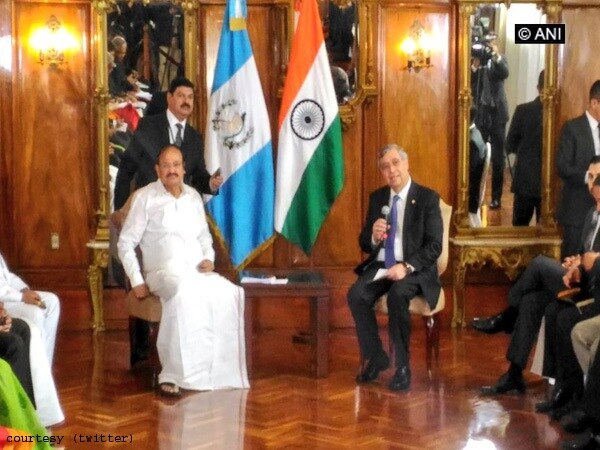 VP Naidu discusses ways of boosting ties with Guatemalan counterpart VP Naidu discusses ways of boosting ties with Guatemalan counterpart