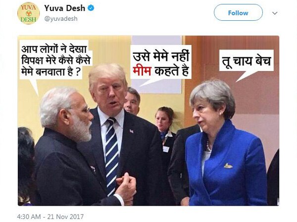 Congress' online magazine tweets derogatory meme attacking PM Modi, deletes later Congress' online magazine tweets derogatory meme attacking PM Modi, deletes later