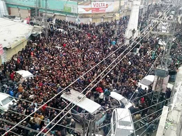 Millions protest in Islamabad against killing of Pashtun shopkeeper Millions protest in Islamabad against killing of Pashtun shopkeeper