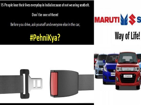 Maruti Suzuki kickstarts 'Pehni Kya?' seat belt campaign with flash dance Maruti Suzuki kickstarts 'Pehni Kya?' seat belt campaign with flash dance