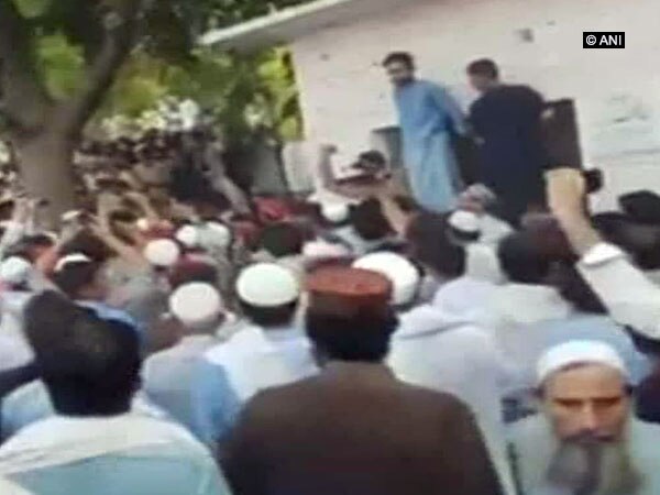 Protests staged against Pak army over Haroon Bilour's death Protests staged against Pak army over Haroon Bilour's death