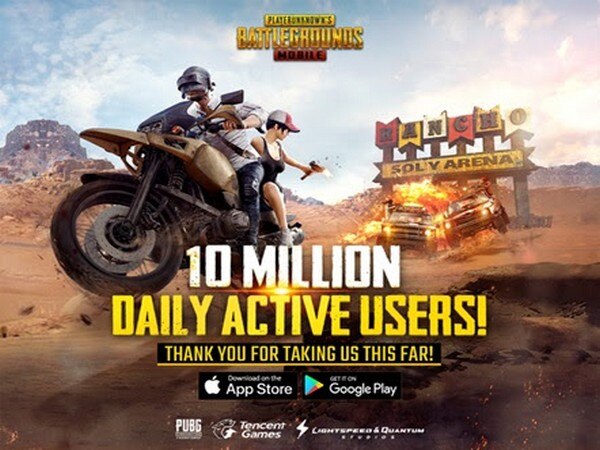 PUBG Mobile reaches 10 million daily active users milestone PUBG Mobile reaches 10 million daily active users milestone