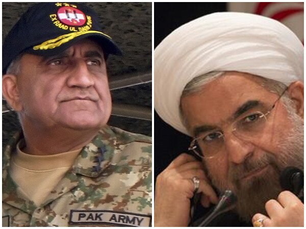 Pak army chief meets Iranian President Rouhani Pak army chief meets Iranian President Rouhani