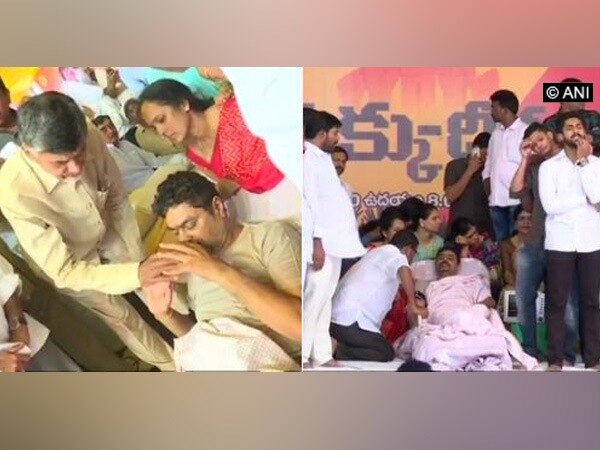 Kadapa Steel Plant: TDP MP breaks his hunger strike Kadapa Steel Plant: TDP MP breaks his hunger strike