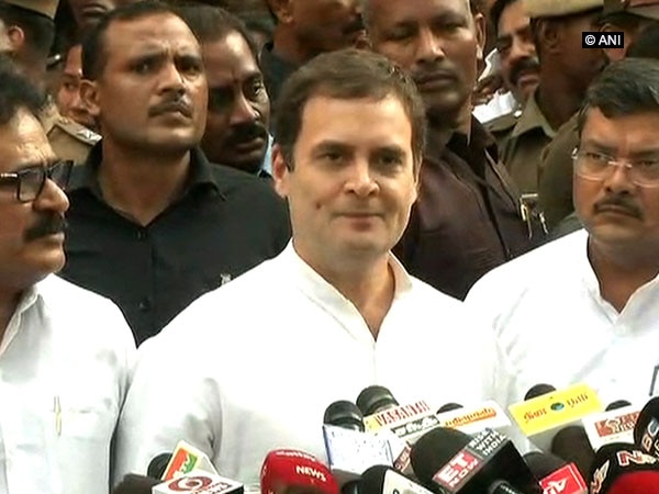 Karunanidhi is a tough person, says Rahul after meeting DMK chief Karunanidhi is a tough person, says Rahul after meeting DMK chief