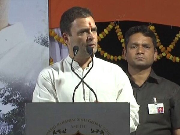 Amethi will be as developed as Singapore, California in 15 years: Rahul Gandhi Amethi will be as developed as Singapore, California in 15 years: Rahul Gandhi