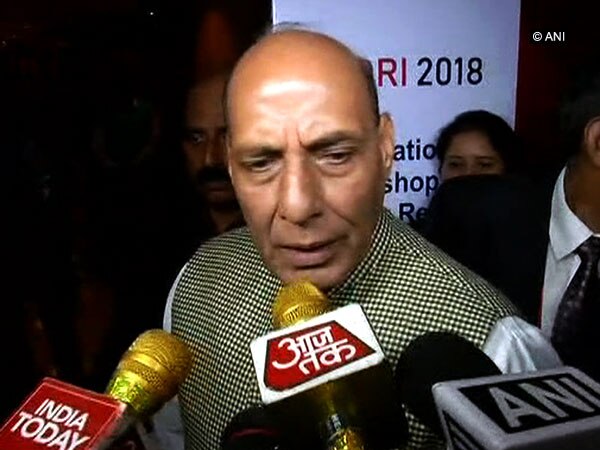 HM Rajnath Singh congratulates security forces on Uri operation HM Rajnath Singh congratulates security forces on Uri operation