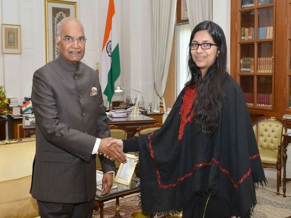 DCW chairperson meets President Kovind on Narela incident DCW chairperson meets President Kovind on Narela incident