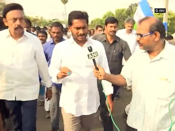 Naidu cheating people by going on hunger strike:  YSRCP chief Naidu cheating people by going on hunger strike:  YSRCP chief