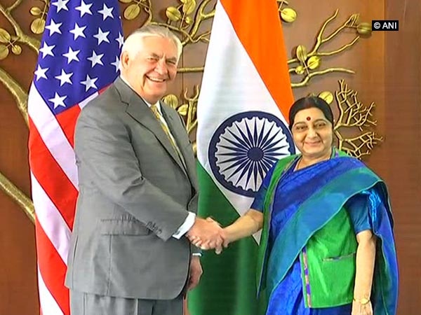 U.S. Secretary of State Tillerson meets Sushma Swaraj U.S. Secretary of State Tillerson meets Sushma Swaraj