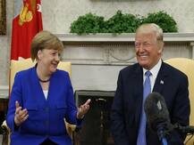 Trump, Merkel discuss Iran nuclear deal