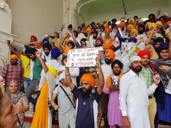 Operation Blue Star anniversary: AISSF raises pro- Khalistan slogans Operation Blue Star anniversary: AISSF raises pro- Khalistan slogans
