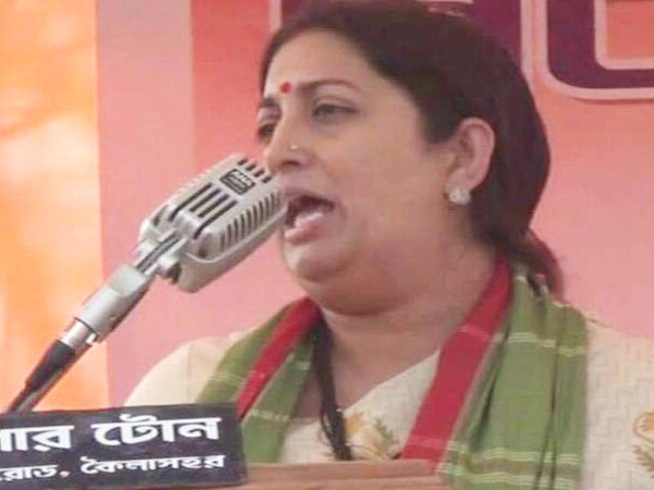 Smriti Irani corners Tripura CM Smriti Irani corners Tripura CM