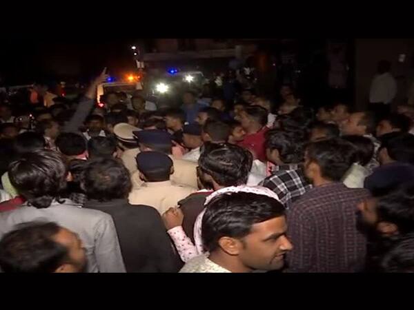 Gujarat polls: Patidars stage protest against Congress Gujarat polls: Patidars stage protest against Congress