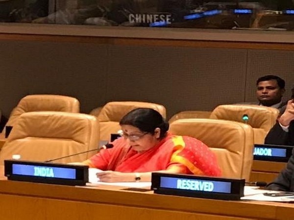 Sushma reaffirms India's support for Palestinian people at UNGA Sushma reaffirms India's support for Palestinian people at UNGA