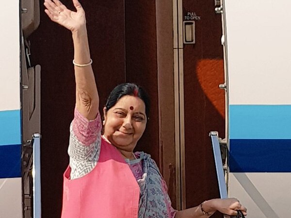 Sushma Swaraj leaves for Sochi to represent India at SCO Sushma Swaraj leaves for Sochi to represent India at SCO