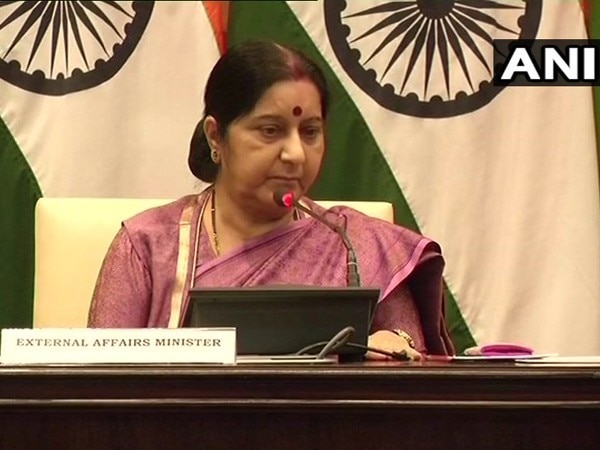 Swaraj discusses bilateral trade, terrorism with Azerbaijan's President Swaraj discusses bilateral trade, terrorism with Azerbaijan's President