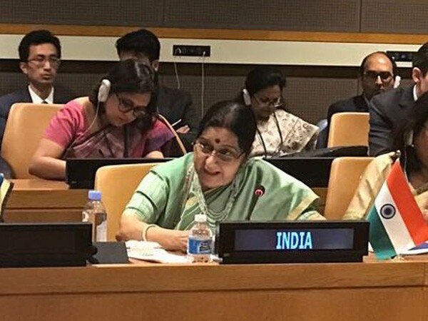 Terrorism can't be justified: Swaraj at SCO meet Terrorism can't be justified: Swaraj at SCO meet