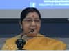Swaraj addresses European Parliament on International Yoga Day