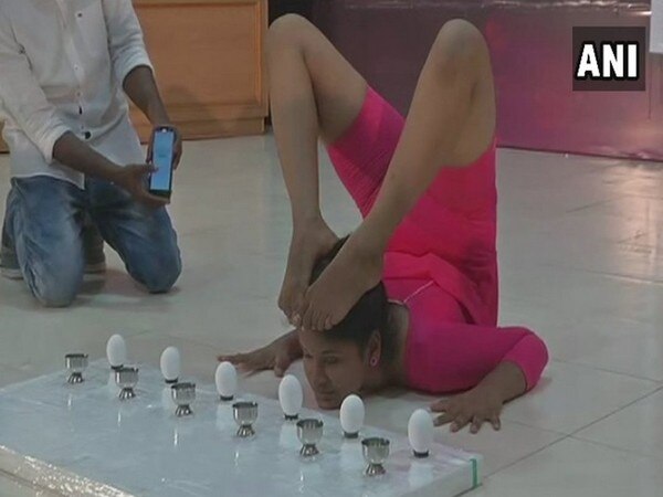 Coimbatore student attempts Guinness World Records in yoga Coimbatore student attempts Guinness World Records in yoga