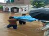 MP: Pregnant woman carried on cot through flooded streets