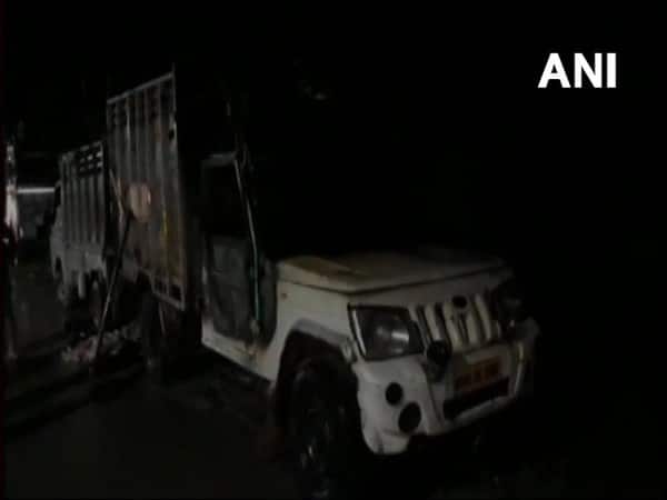 UP: Vehicle with animal remains set ablaze UP: Vehicle with animal remains set ablaze