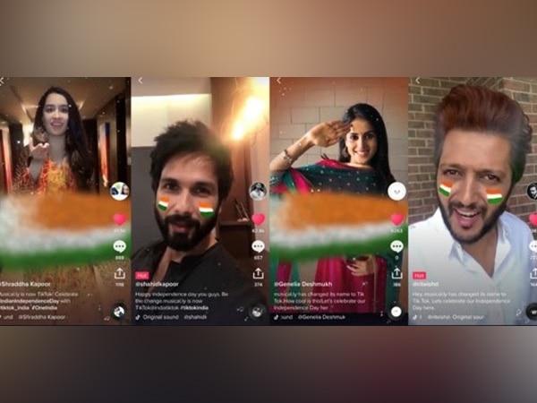 TikTok celebrates India's 72nd #independenceday TikTok celebrates India's 72nd #independenceday