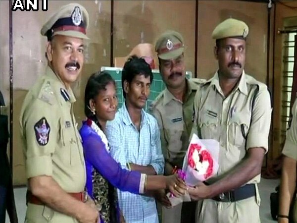 Vijayawada constable awarded for saving woman from committing suicide Vijayawada constable awarded for saving woman from committing suicide