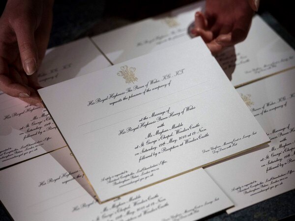 Wedding invitations of Prince Harry-Meghan Markle look royally stunning! Wedding invitations of Prince Harry-Meghan Markle look royally stunning!