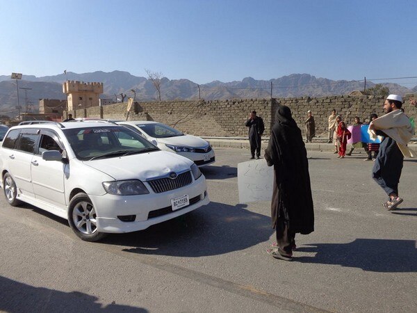 Tribal women protest against relatives' arrest Tribal women protest against relatives' arrest