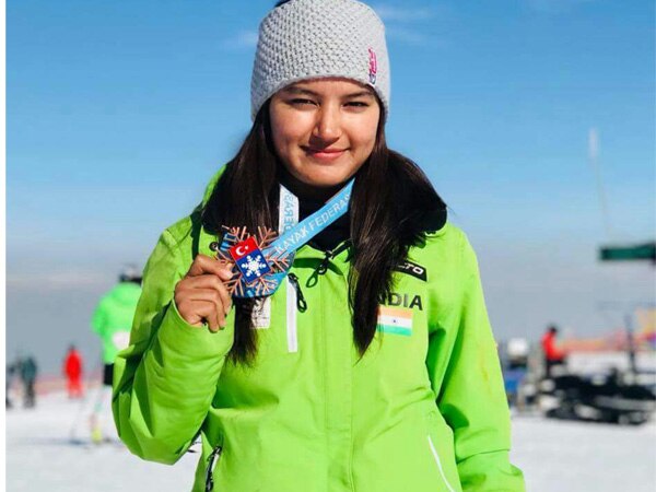 Skier Aanchal Thakur returns home post historic feat Skier Aanchal Thakur returns home post historic feat