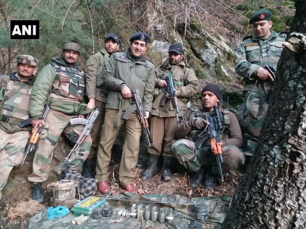Security forces bust terror hideout, arms and ammunition recovered Security forces bust terror hideout, arms and ammunition recovered